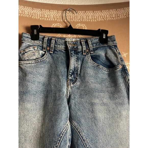 Free People We The Free Risk Taker Mid-Rise Jeans Size 25 - Picture 5 of 9